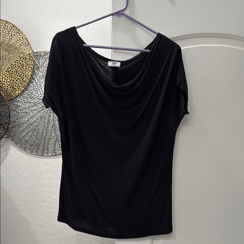 Old Navy Black Short Sleeve Top